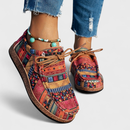 Concepción | Zapatillas de Estampado Colorido