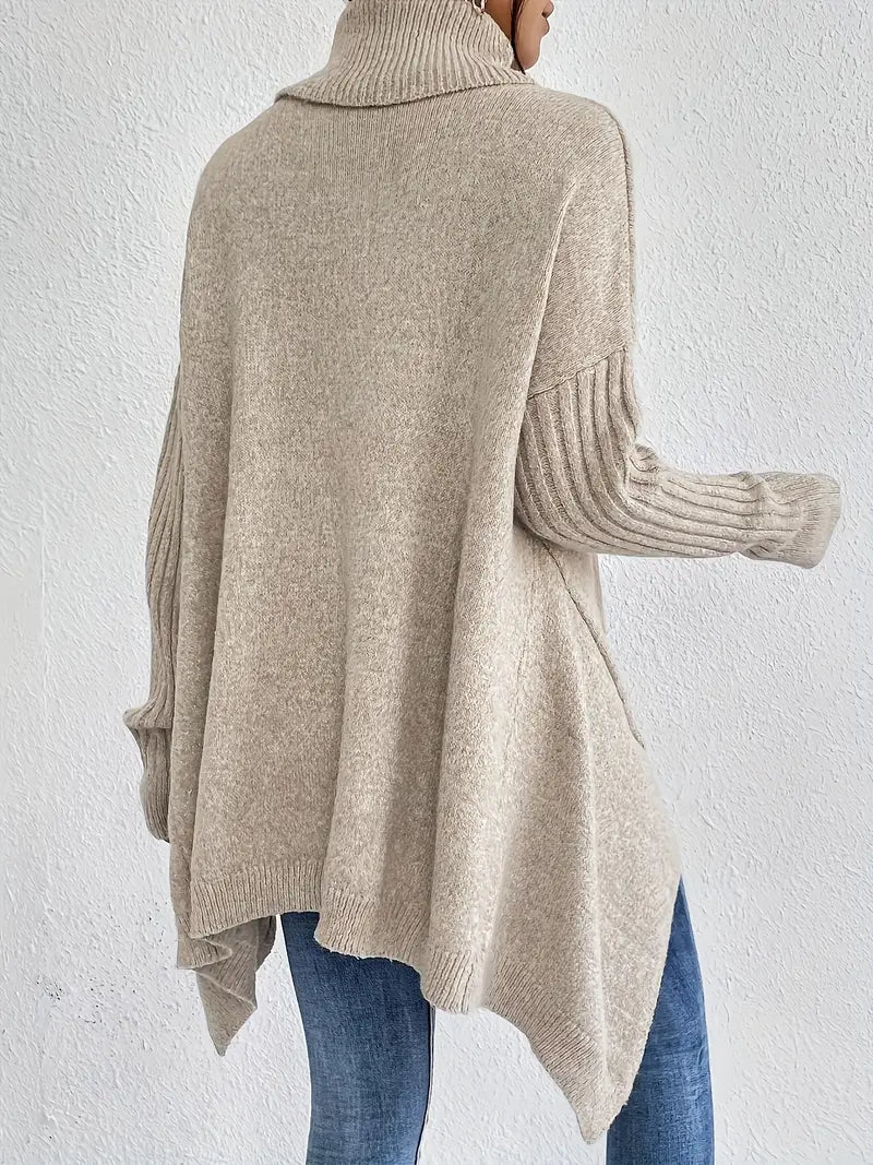 Inés | Jersey Oversize de Cuello Alto