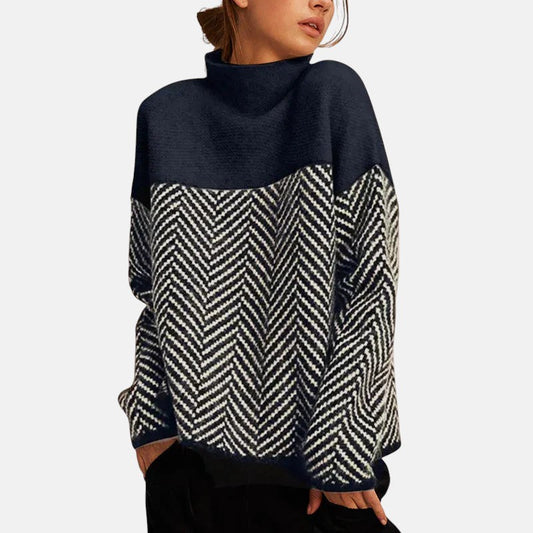Martina | Jersey de Algodón con Cuello Alto