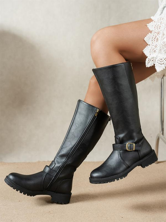 Araceli | Botas Altas con Hebilla