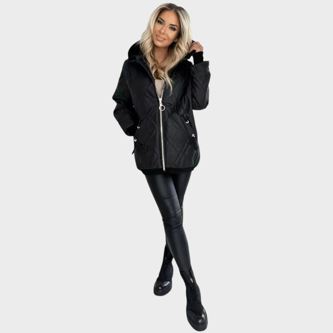 Paola | Chaqueta acolchada con capucha y cremallera