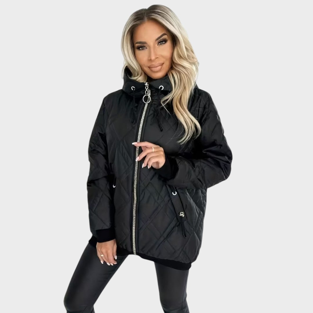 Paola | Chaqueta acolchada con capucha y cremallera