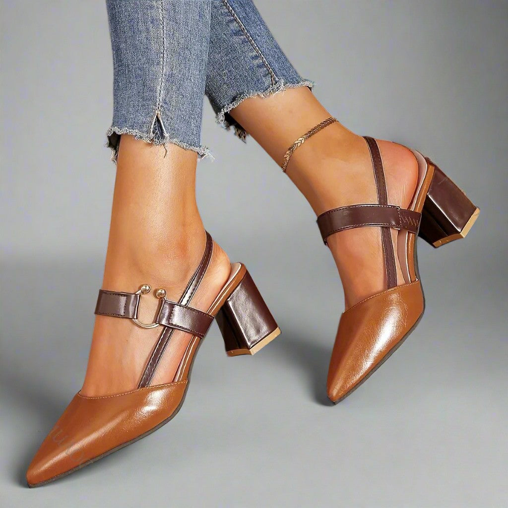 Ángela | Zapatos de Tacón con Tira