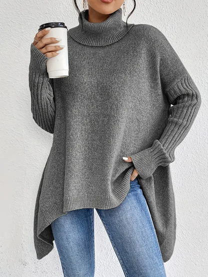 Inés | Jersey Oversize de Cuello Alto