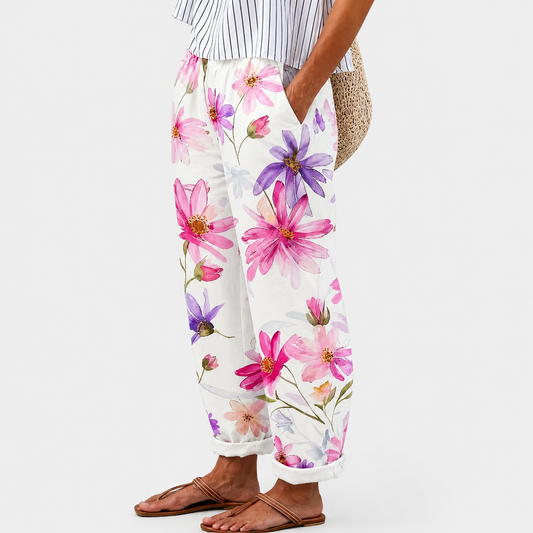 Pantalones de Jardín Florales Comfort