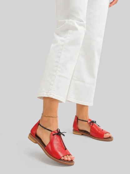 Pilar | Sandalias con Lazo