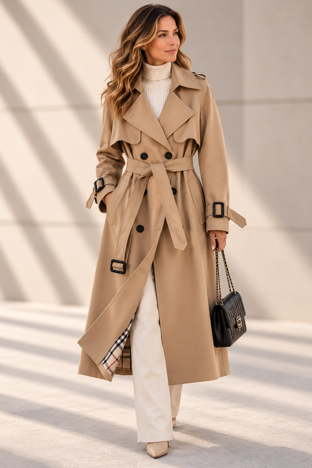 Beatrice | Gabardina Elegante y Refinada