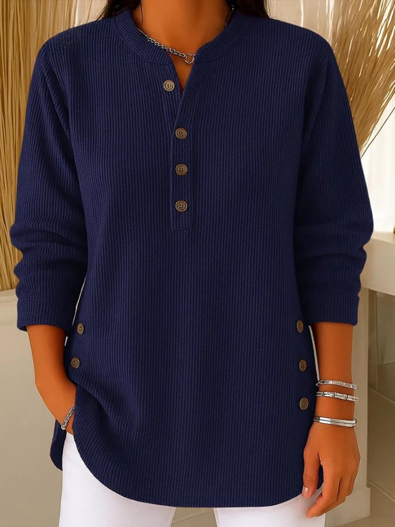Nieves | Túnica Henley con Botones
