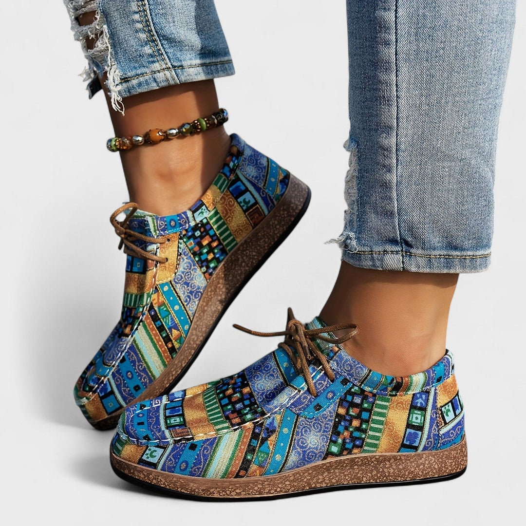 Concepción | Zapatillas de Estampado Colorido