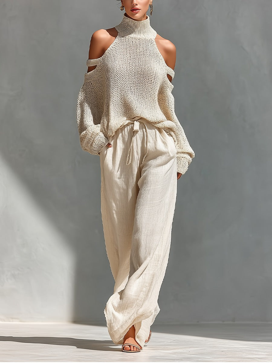 Ginevra | Conjunto de jersey y pantalón suave