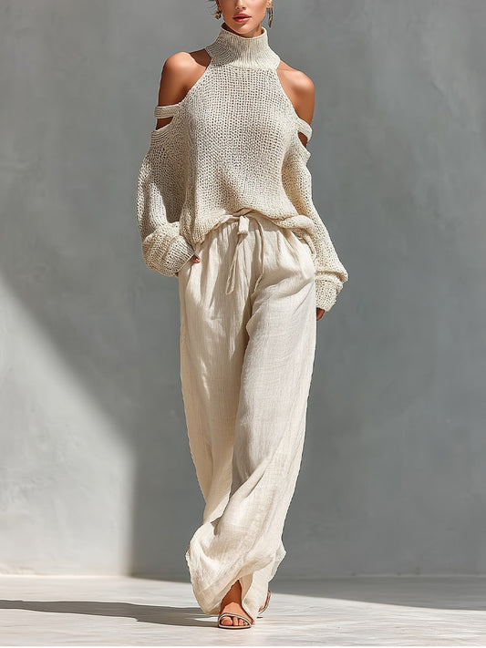 Ginevra | Conjunto de jersey y pantalón suave