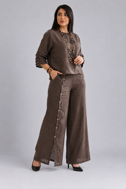 Laura | Conjunto de Top y Pantalón Palazzo