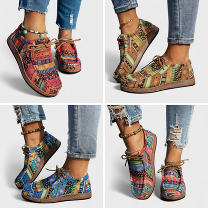 Concepción | Zapatillas de Estampado Colorido