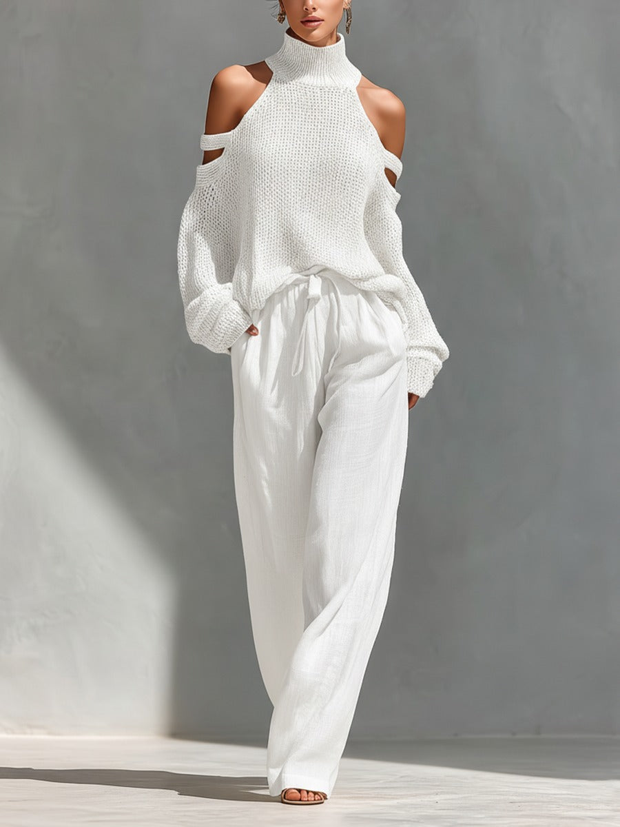 Ginevra | Conjunto de jersey y pantalón suave