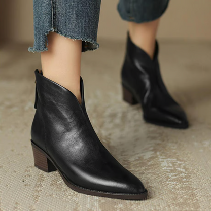Soledad | Botines de Tacón Bajo