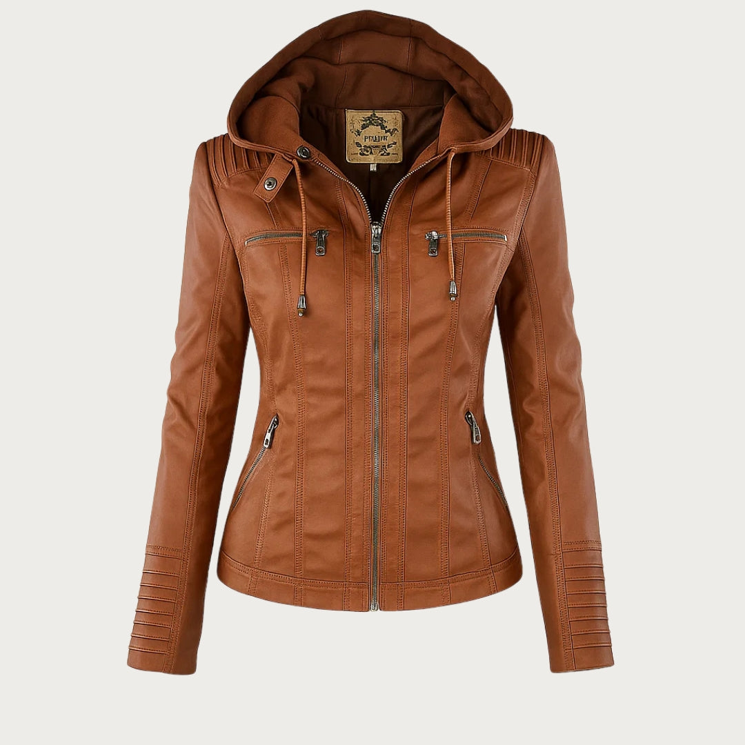 Fabiana | Chaqueta de Piel Elegante y Atemporal