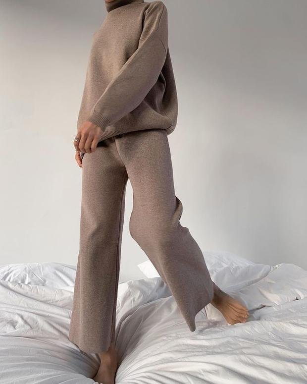 Claudia | Conjunto de Punto Casual y Cómodo
