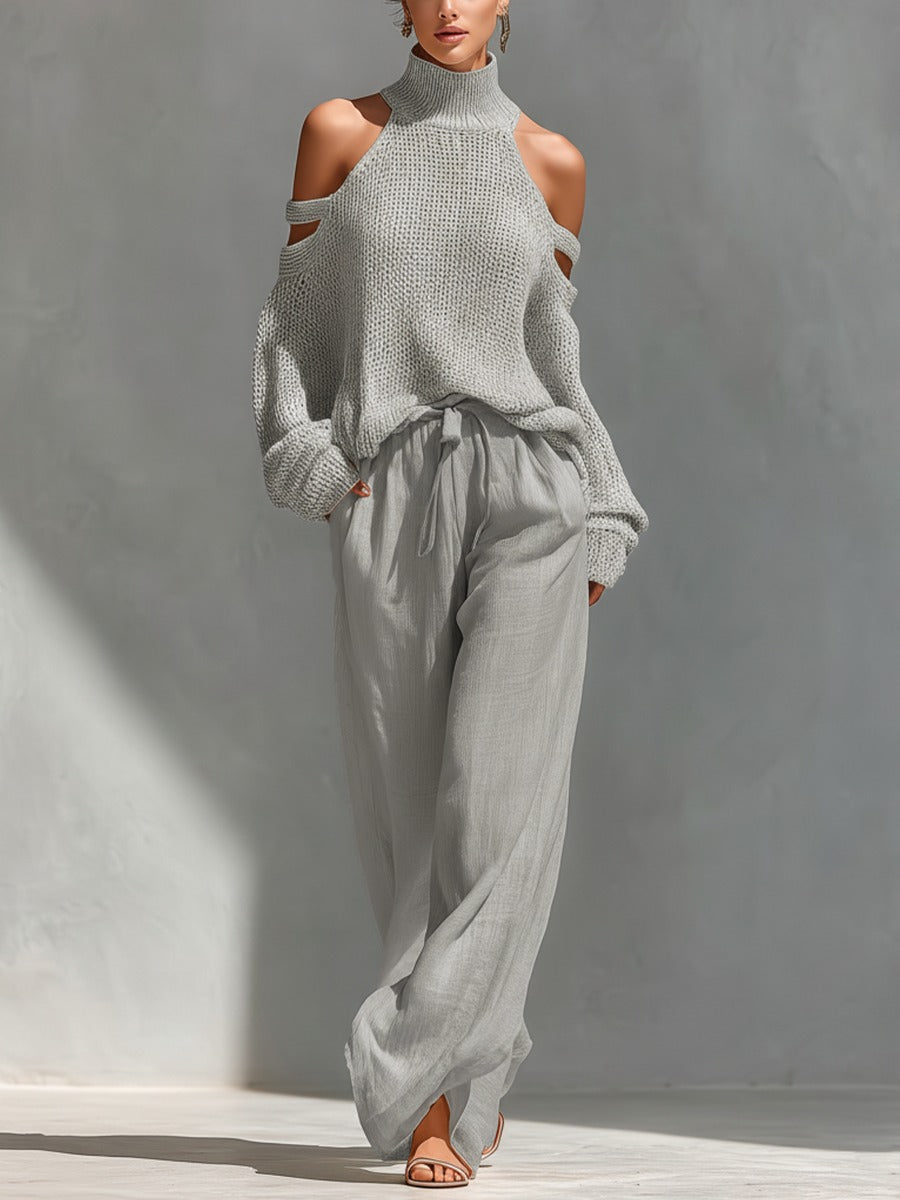 Ginevra | Conjunto de jersey y pantalón suave