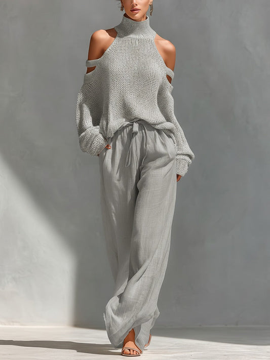 Ginevra | Conjunto de jersey y pantalón suave
