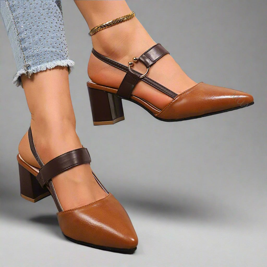 Ángela | Zapatos de Tacón con Tira