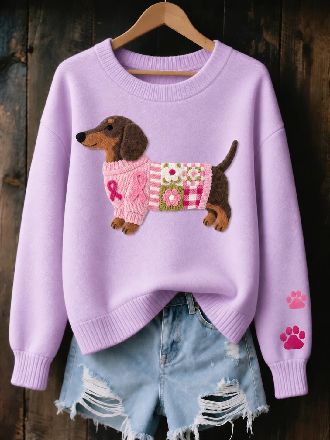 Martina | Jersey de Punto con Perrito Bordado