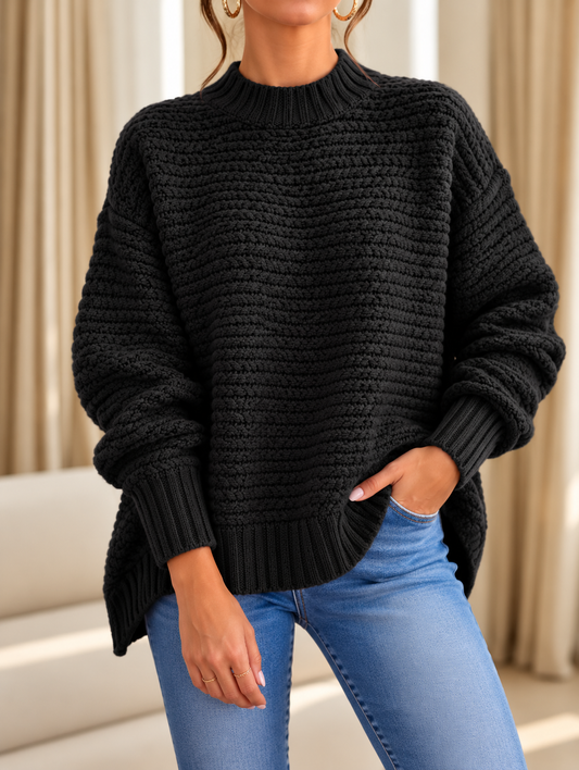 Amalia | Jersey de Punto con Aberturas Laterales