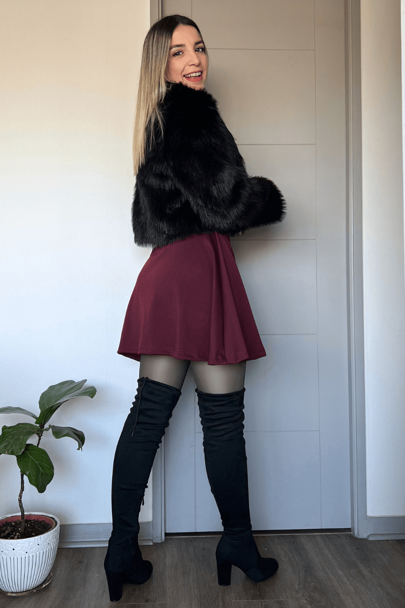 Bianca | Abrigo Blanco de Pelo Largo