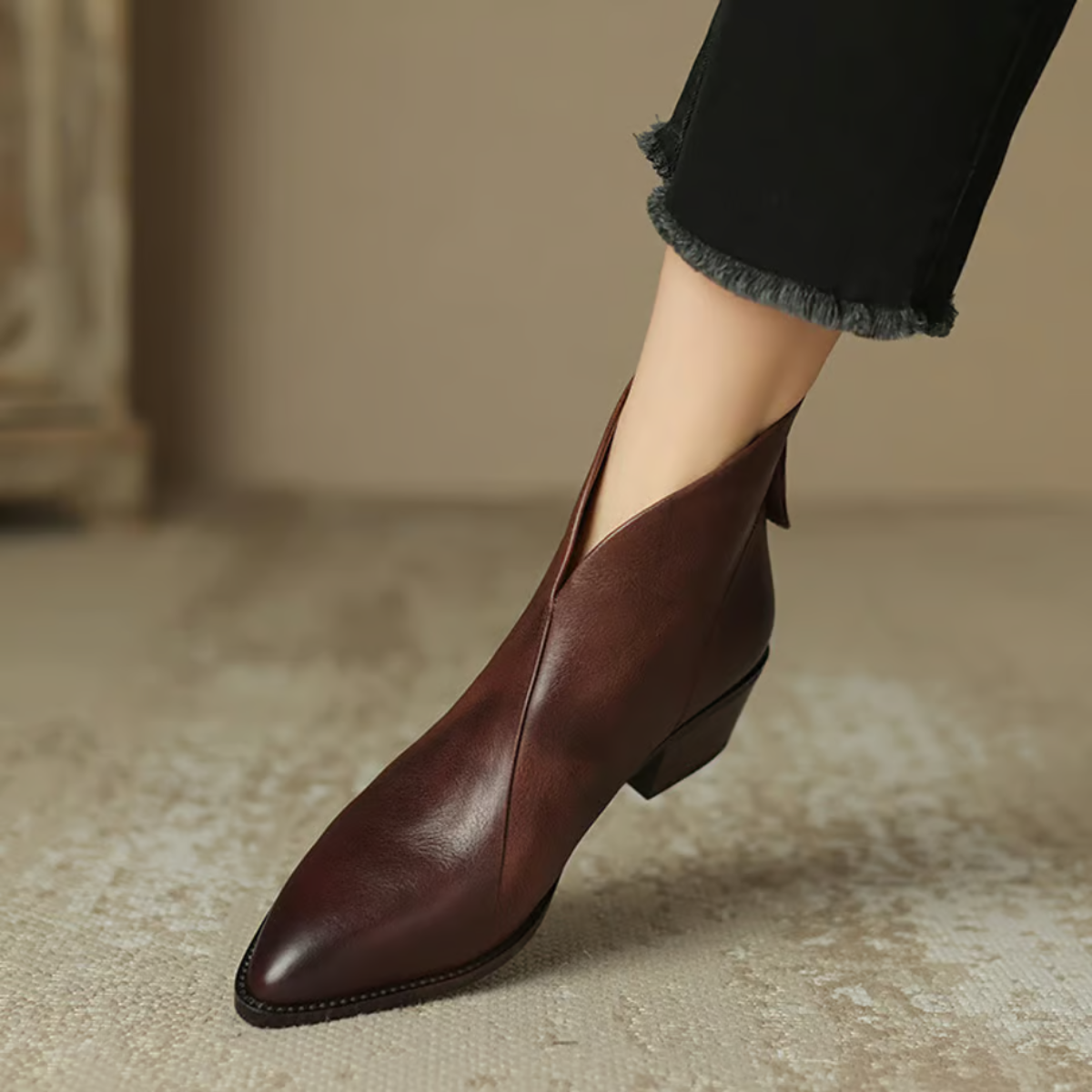 Soledad | Botines de Tacón Bajo