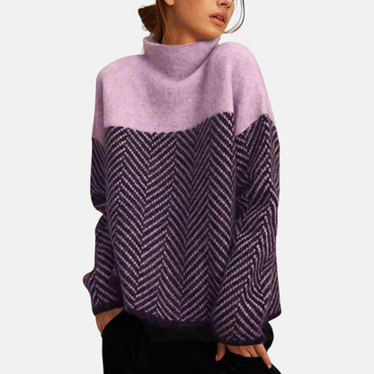 Martina | Jersey de Algodón con Cuello Alto