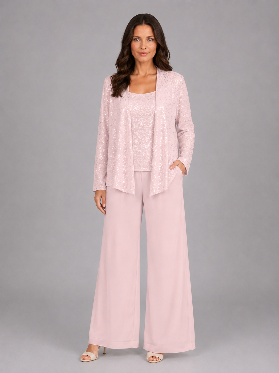 Valeria | Conjunto Elegante de Tres Piezas con Lentejuelas