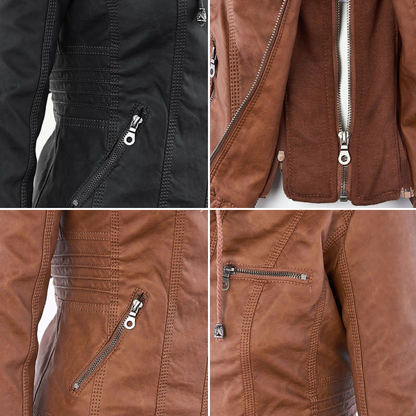 Fabiana | Chaqueta de Piel Elegante y Atemporal
