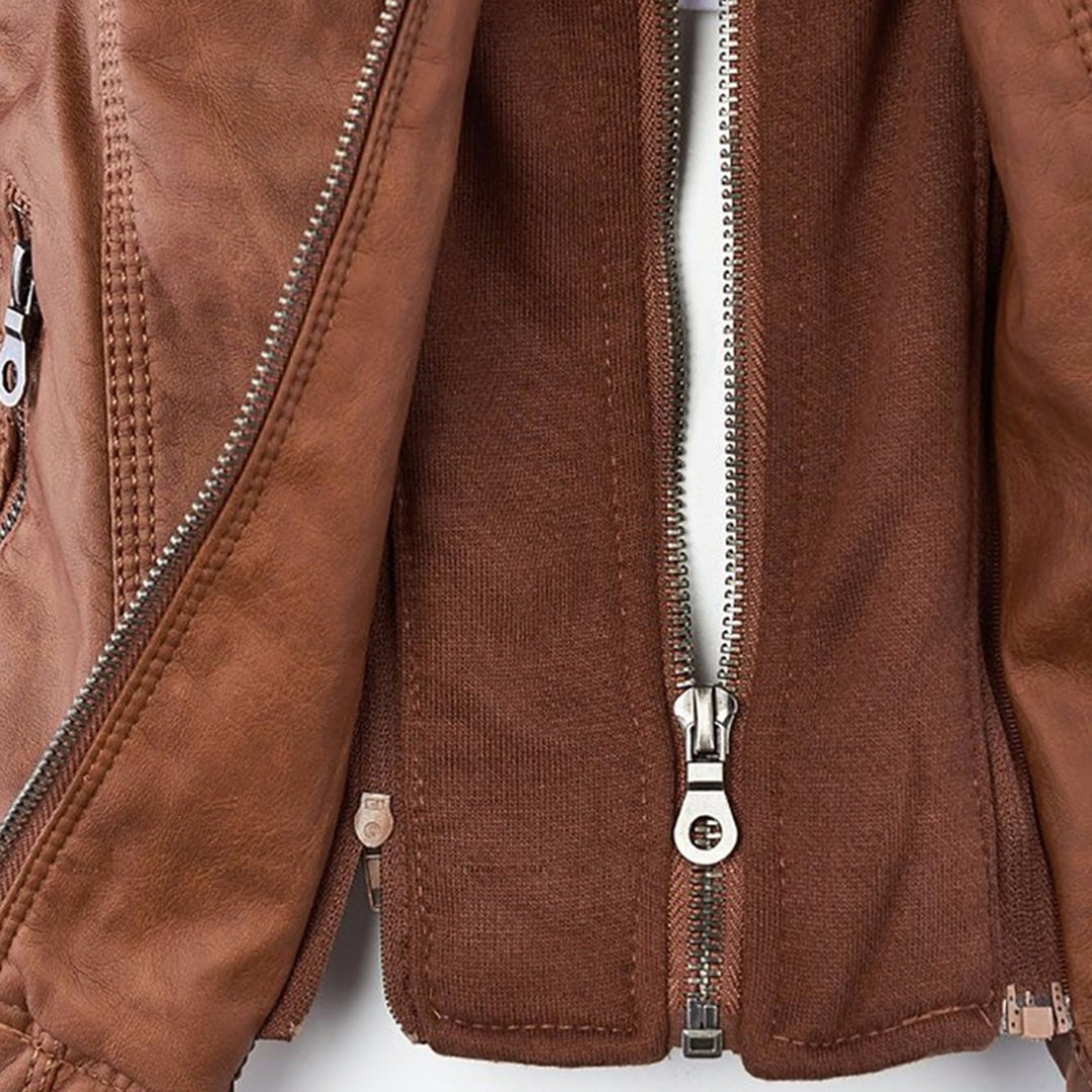 Fabiana | Chaqueta de Piel Elegante y Atemporal
