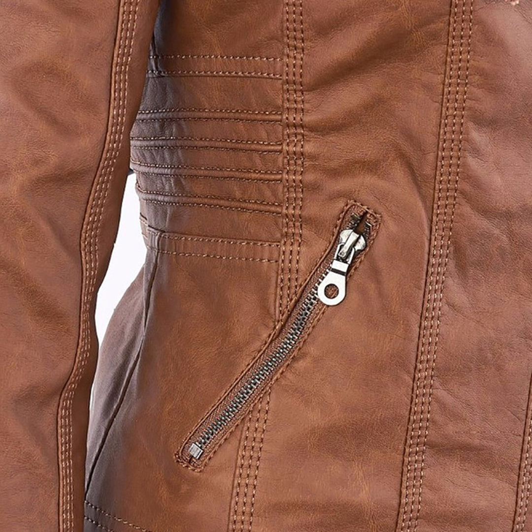 Fabiana | Chaqueta de Piel Elegante y Atemporal