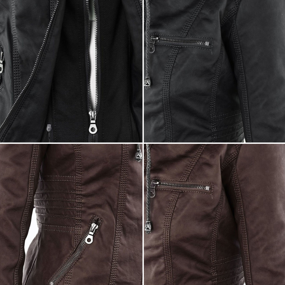 Fabiana | Chaqueta de Piel Elegante y Atemporal