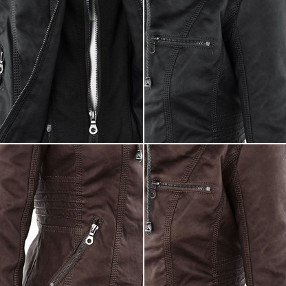Fabiana | Chaqueta de Piel Elegante y Atemporal