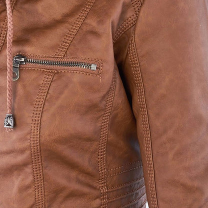 Fabiana | Chaqueta de Piel Elegante y Atemporal