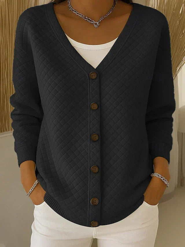 Leonor | Chaqueta de Punto Acolchada con Botones