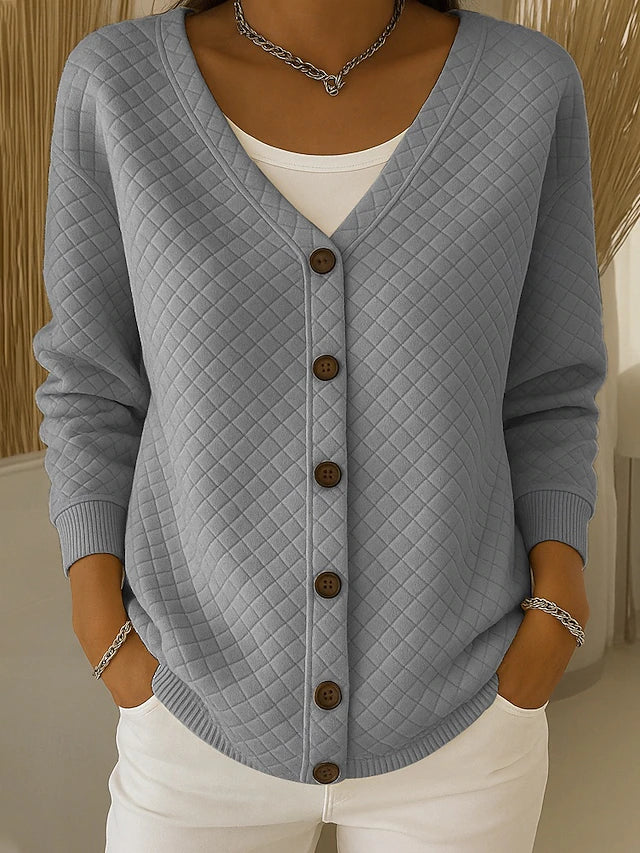 Leonor | Chaqueta de Punto Acolchada con Botones