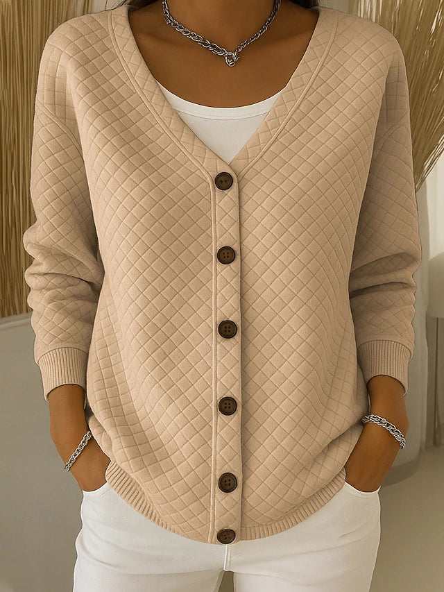 Leonor | Chaqueta de Punto Acolchada con Botones
