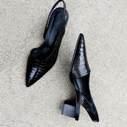 Inés | Zapatos de Tacón Ancho