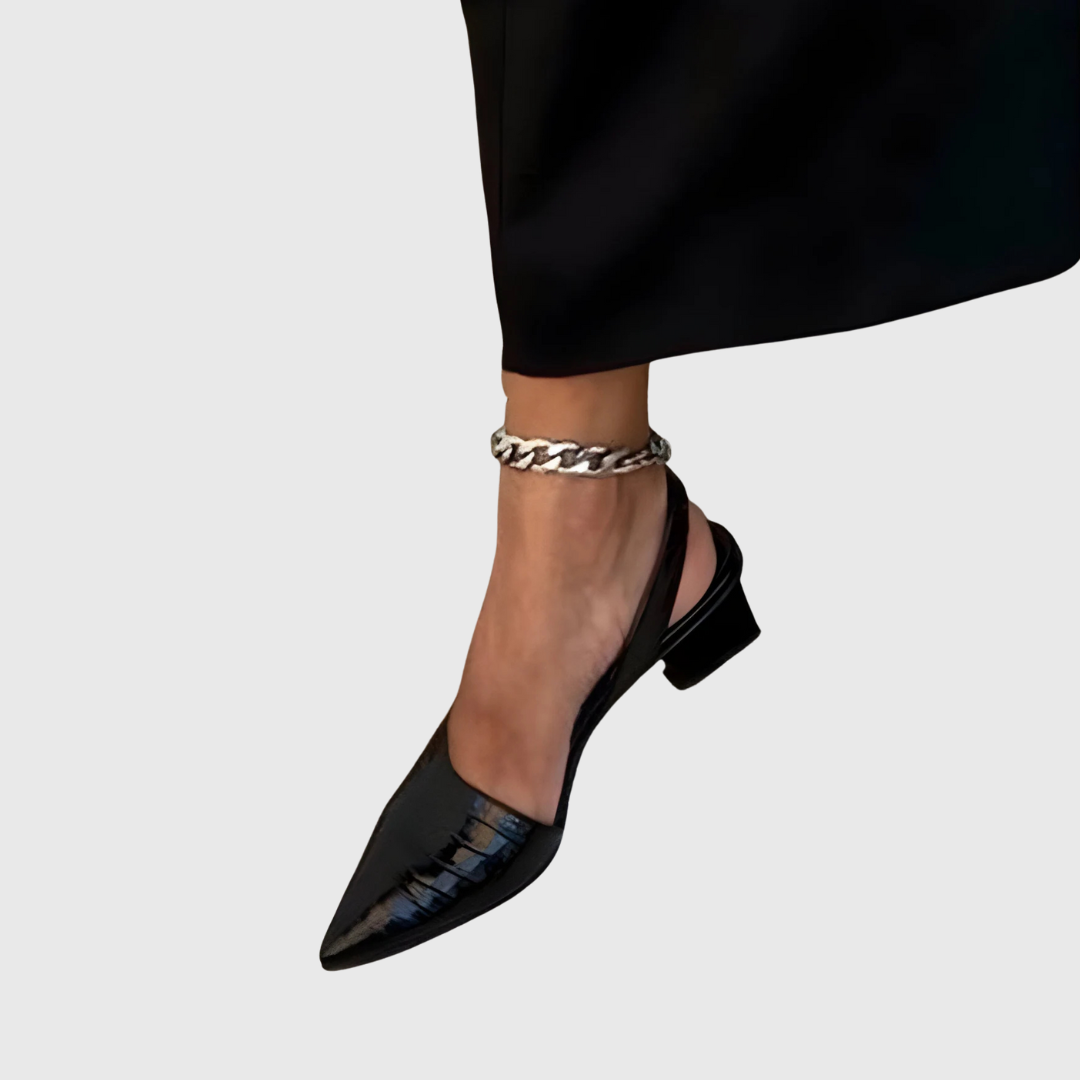 Inés | Zapatos de Tacón Ancho
