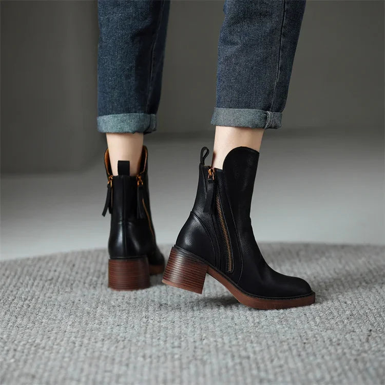 Marisa | Botines con Cremallera