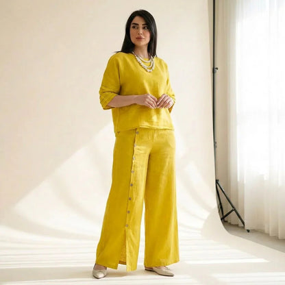 Laura | Conjunto de Top y Pantalón Palazzo
