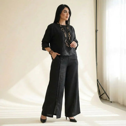Laura | Conjunto de Top y Pantalón Palazzo