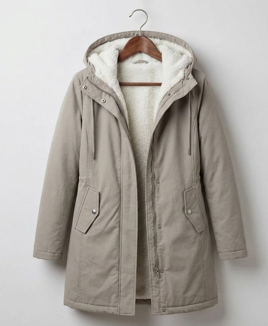 Adriana | Parka larga impermeable