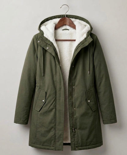 Adriana | Parka larga impermeable