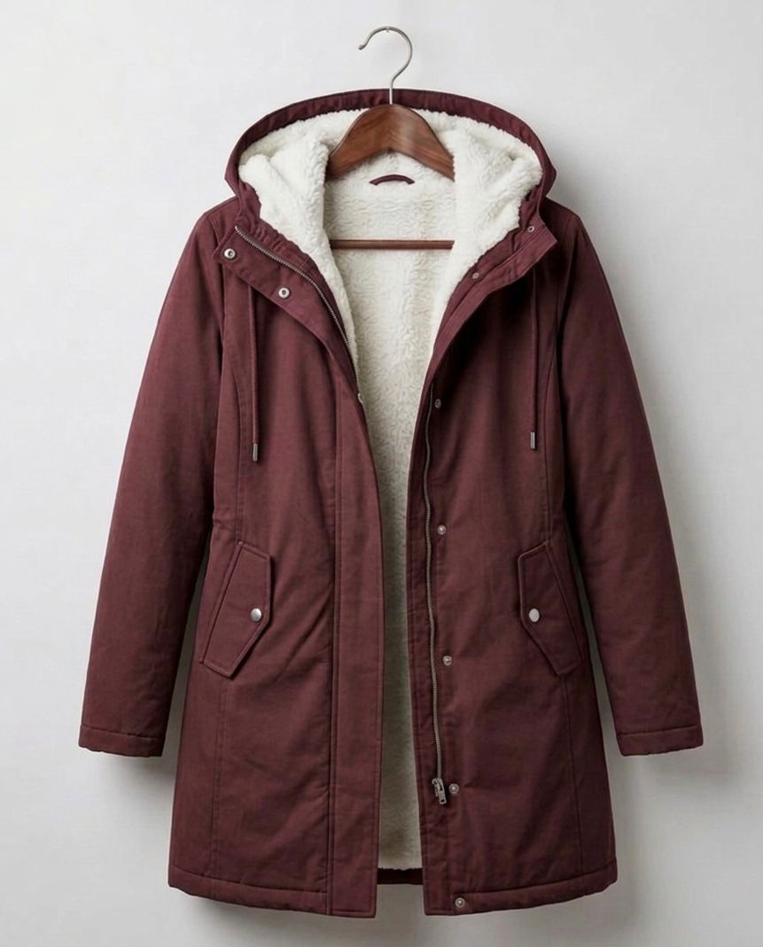 Adriana | Parka larga impermeable