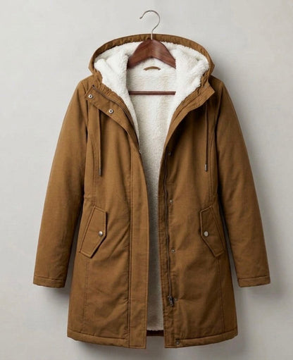 Adriana | Parka larga impermeable