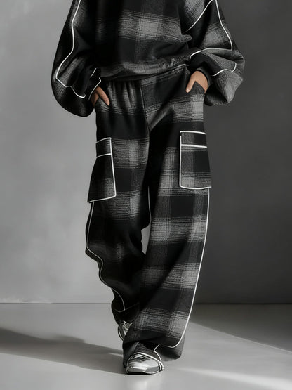 Nerea | Conjunto de Sudadera y Pantalón a Cuadros