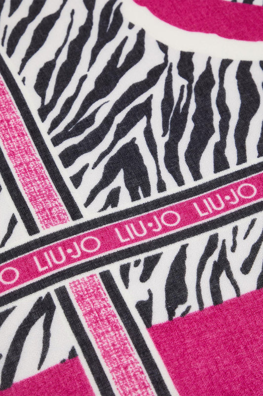 Pañuelo Camila | Estampado Animal Fucsia